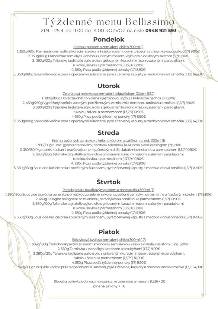 Týždenné menu image